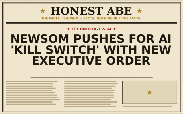 Newsom Pushes for AI ‘Kill Switch’ With New Executive Order