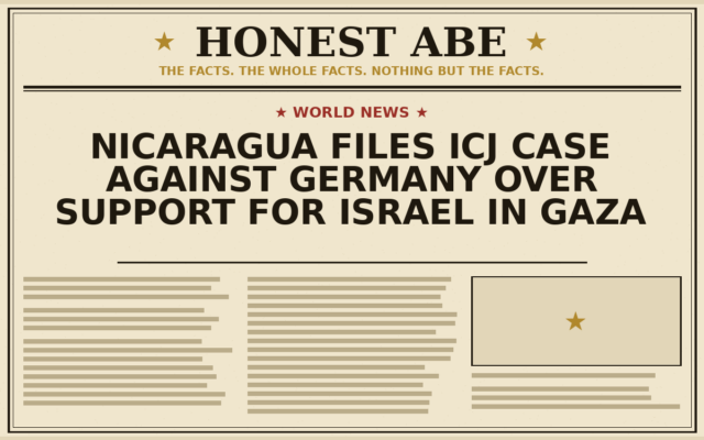 Nicaragua Files ICJ Case Against Germany Over Support for Israel in Gaza