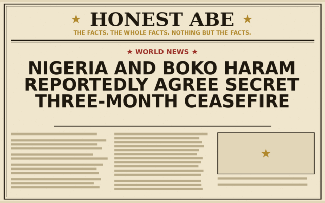Nigeria and Boko Haram Reportedly Agree Secret Three-Month Ceasefire