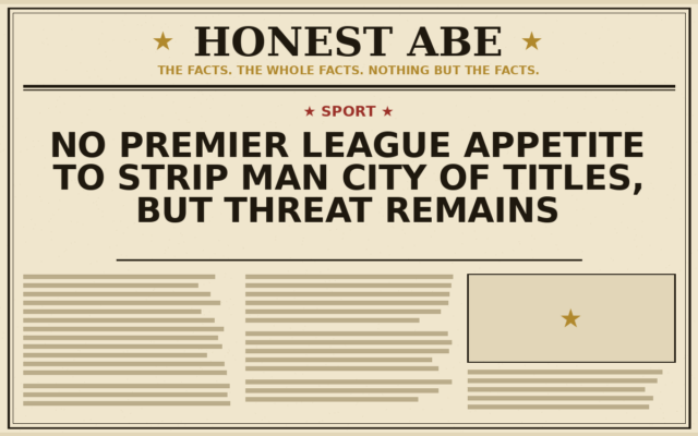 No Premier League Appetite to Strip Man City of Titles, But Threat Remains