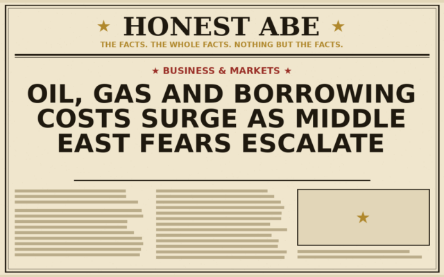 Oil, Gas and Borrowing Costs Surge as Middle East Fears Escalate
