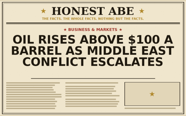 Oil Rises Above $100 a Barrel as Middle East Conflict Escalates