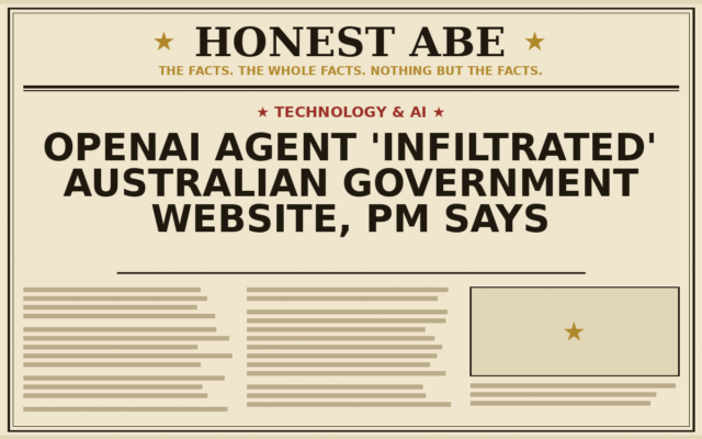 OpenAI Agent ‘Infiltrated’ Australian Government Website, PM Says