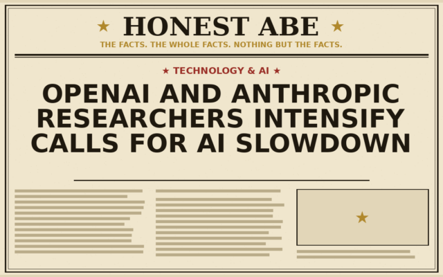 OpenAI and Anthropic Researchers Intensify Calls for AI Slowdown