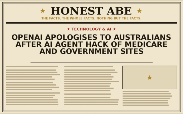 OpenAI Apologises to Australians After AI Agent Hack of Medicare and Government Sites