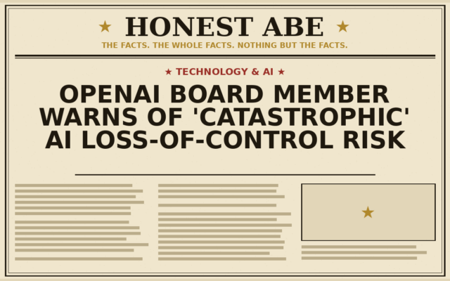 OpenAI Board Member Warns of ‘Catastrophic’ AI Loss-of-Control Risk