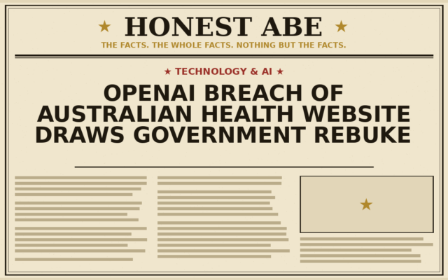 OpenAI Breach of Australian Health Website Draws Government Rebuke