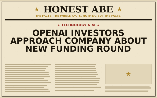 OpenAI Investors Approach Company About New Funding Round