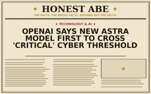 OpenAI Says New Astra Model First to Cross ‘Critical’ Cyber Threshold
