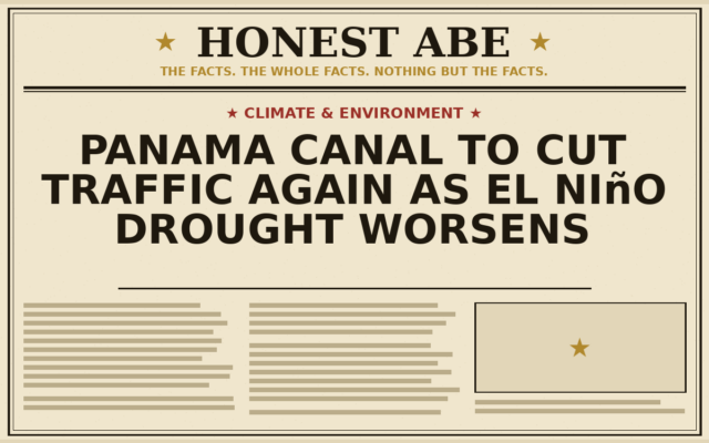 Panama Canal to Cut Traffic Again as El Niño Drought Worsens