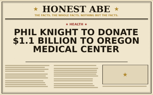 Phil Knight to Donate $1.1 Billion to Oregon Medical Center