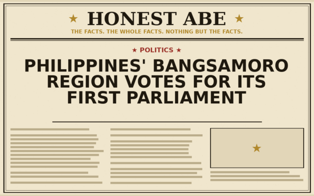 Philippines’ Bangsamoro Region Votes for Its First Parliament
