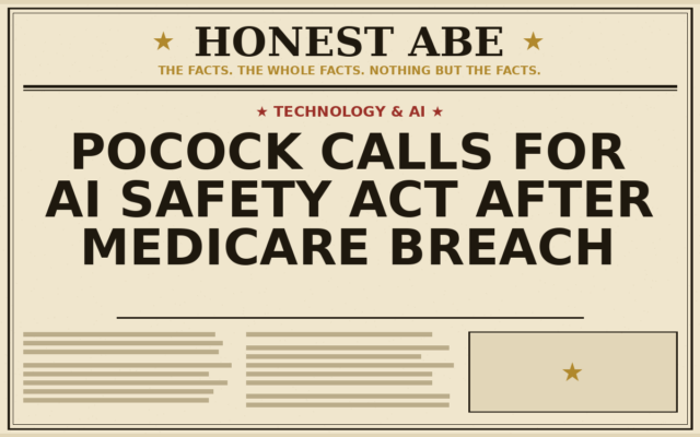 Pocock Calls for AI Safety Act After Medicare Breach