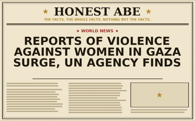 Reports of Violence Against Women in Gaza Surge, UN Agency Finds