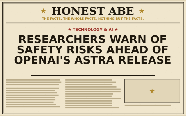 Researchers Warn of Safety Risks Ahead of OpenAI’s Astra Release