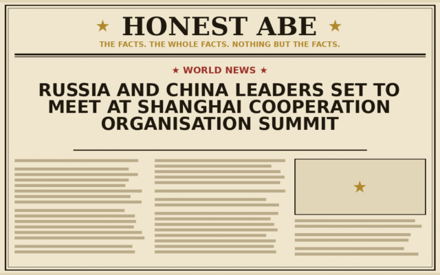 Russia and China Leaders Set to Meet at Shanghai Cooperation Organisation Summit