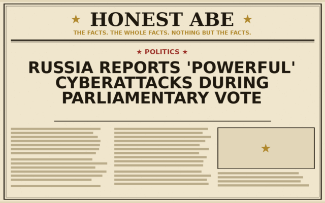 Russia Reports ‘Powerful’ Cyberattacks During Parliamentary Vote