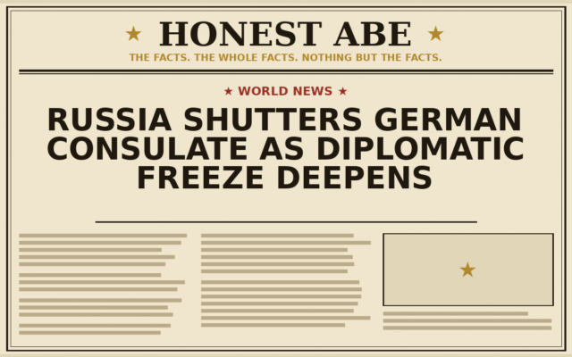 Russia Shutters German Consulate as Diplomatic Freeze Deepens