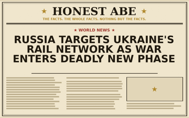 Russia Targets Ukraine’s Rail Network as War Enters Deadly New Phase