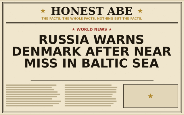 Russia Warns Denmark After Near Miss in Baltic Sea