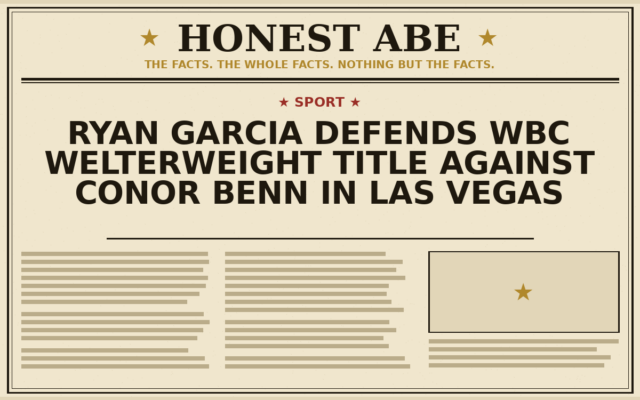 Ryan Garcia Defends WBC Welterweight Title Against Conor Benn in Las Vegas