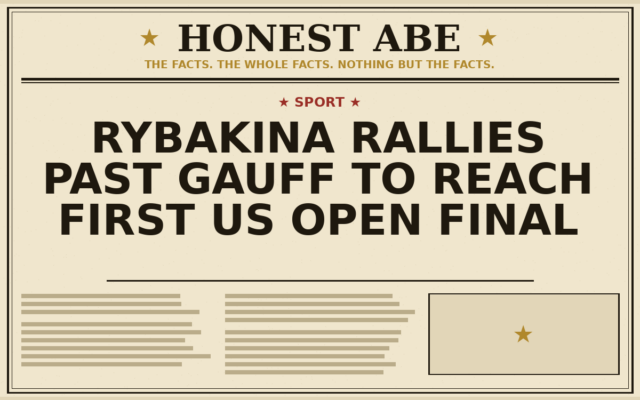 Rybakina Rallies Past Gauff to Reach First US Open Final