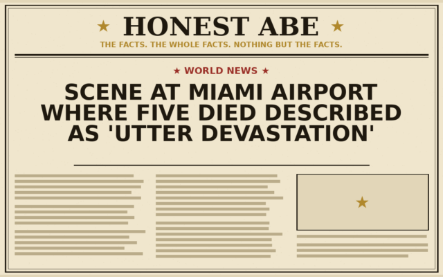 Scene at Miami Airport Where Five Died Described as ‘Utter Devastation’