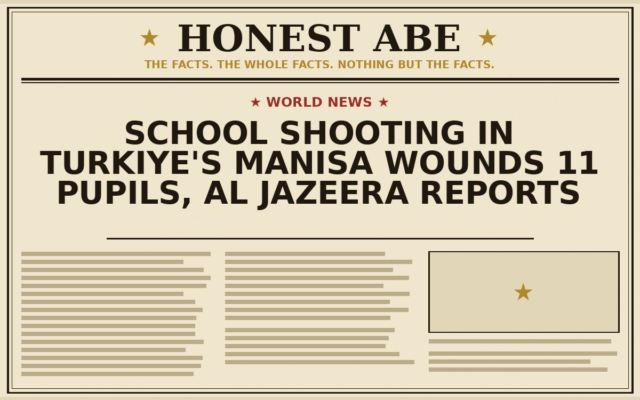 School Shooting in Turkiye’s Manisa Wounds 11 Pupils, Al Jazeera Reports