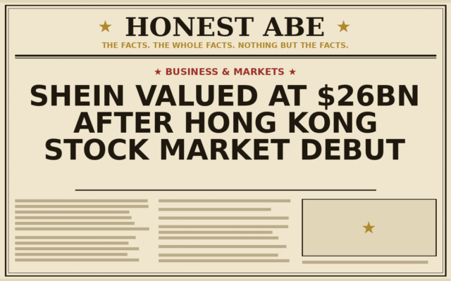 Shein Valued at $26bn After Hong Kong Stock Market Debut