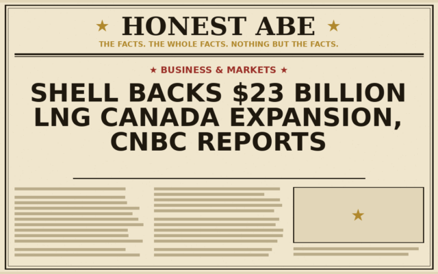 Shell Backs $23 Billion LNG Canada Expansion, CNBC Reports