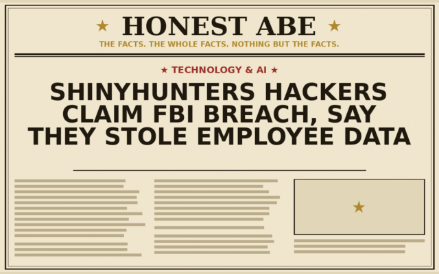 ShinyHunters Hackers Claim FBI Breach, Say They Stole Employee Data