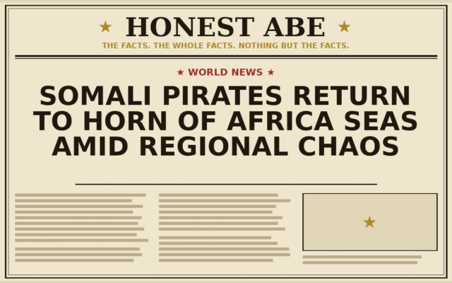 Somali Pirates Return to Horn of Africa Seas Amid Regional Chaos