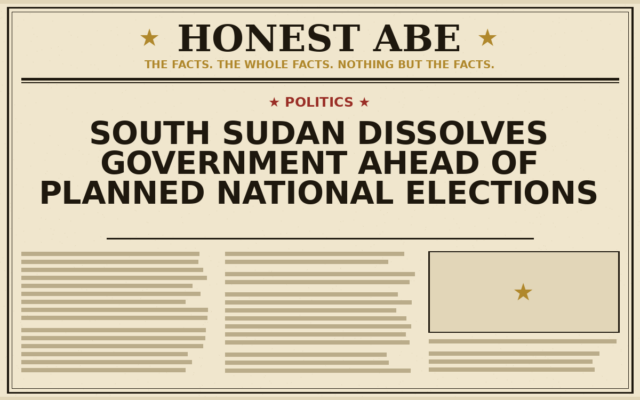 South Sudan Dissolves Government Ahead of Planned National Elections