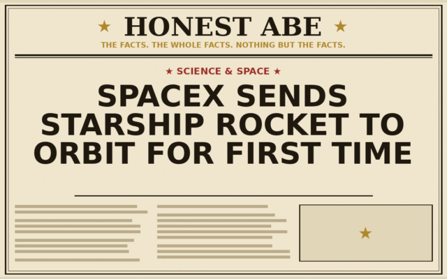 SpaceX Sends Starship Rocket to Orbit for First Time