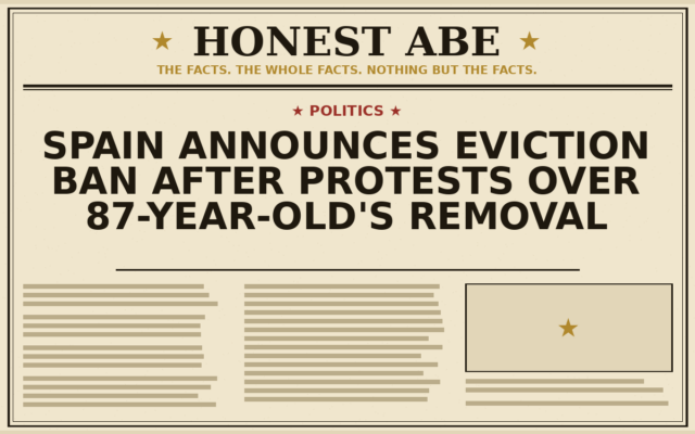 Spain Announces Eviction Ban After Protests Over 87-Year-Old’s Removal