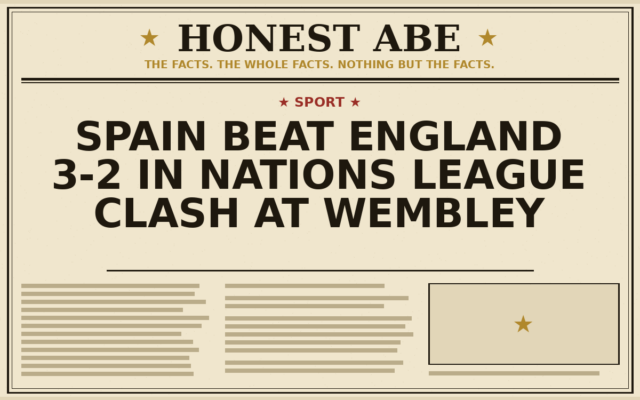 Spain Beat England 3-2 in Nations League Clash at Wembley