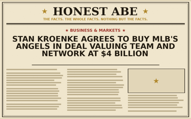 Stan Kroenke Agrees to Buy MLB’s Angels in Deal Valuing Team and Network at $4 Billion