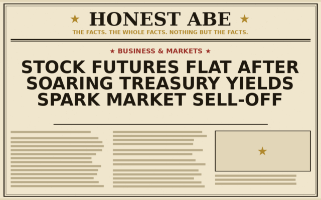 Stock Futures Flat After Soaring Treasury Yields Spark Market Sell-Off