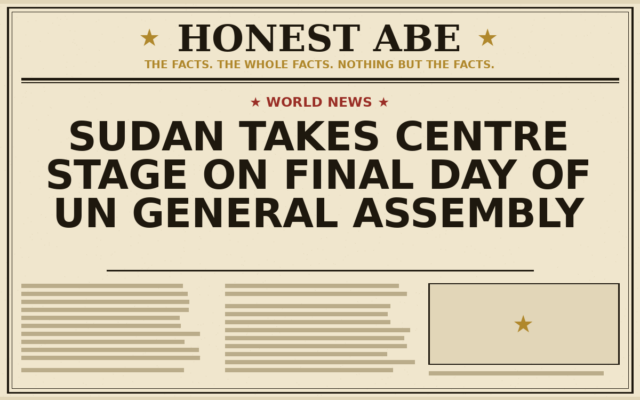 Sudan Takes Centre Stage on Final Day of UN General Assembly