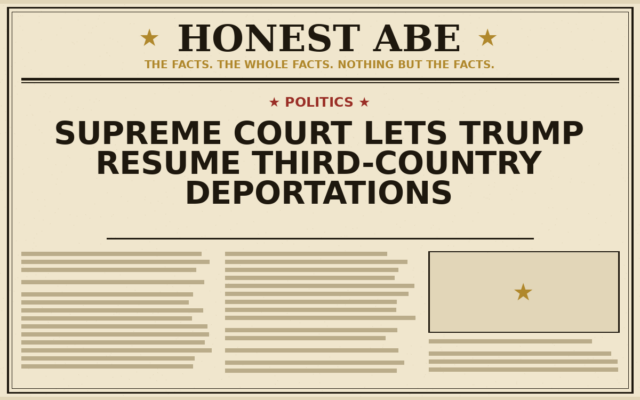 Supreme Court Lets Trump Resume Third-Country Deportations