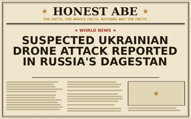 Suspected Ukrainian Drone Attack Reported in Russia’s Dagestan