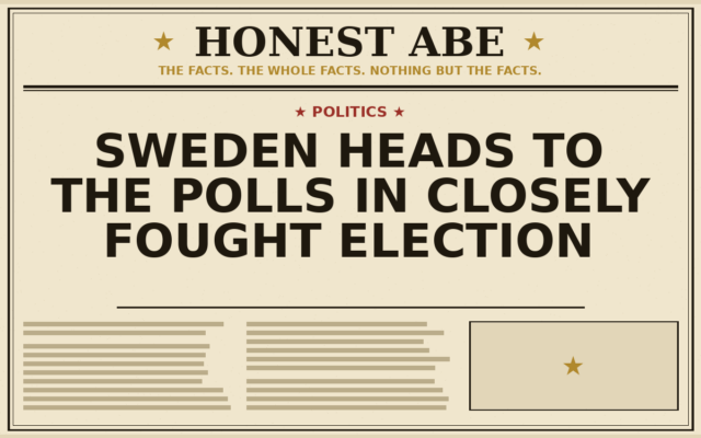 Sweden Heads to the Polls in Closely Fought Election