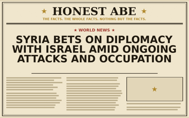 Syria Bets on Diplomacy With Israel Amid Ongoing Attacks and Occupation