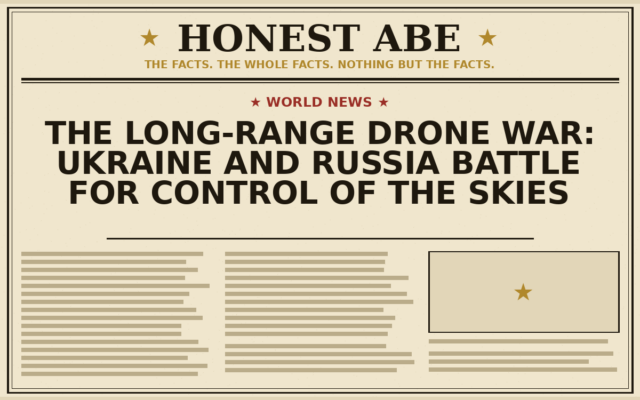 The Long-Range Drone War: Ukraine and Russia Battle for Control of the Skies