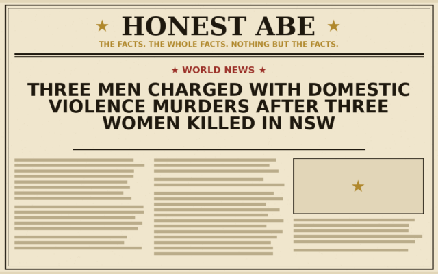 Three Men Charged With Domestic Violence Murders After Three Women Killed in NSW