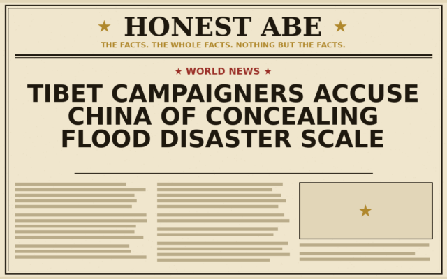 Tibet Campaigners Accuse China of Concealing Flood Disaster Scale