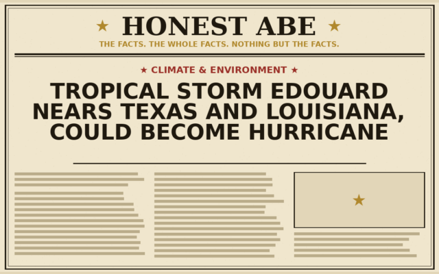 Tropical Storm Edouard Nears Texas and Louisiana, Could Become Hurricane