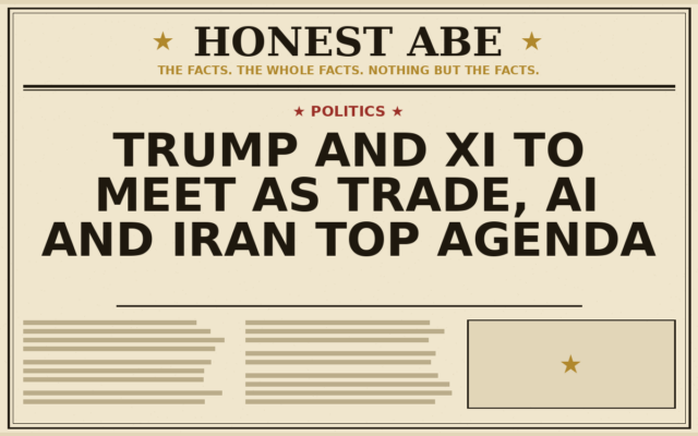 Trump and Xi to Meet as Trade, AI and Iran Top Agenda