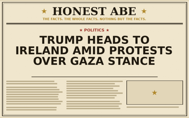 Trump Heads to Ireland Amid Protests Over Gaza Stance