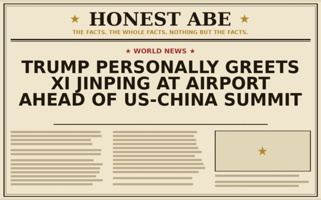 Trump Personally Greets Xi Jinping at Airport Ahead of US-China Summit